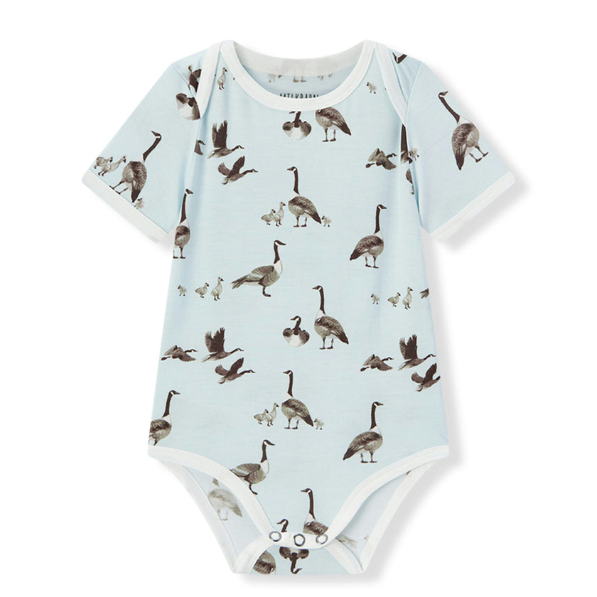 Goose Luxe Stretch Short Sleeve One Piece