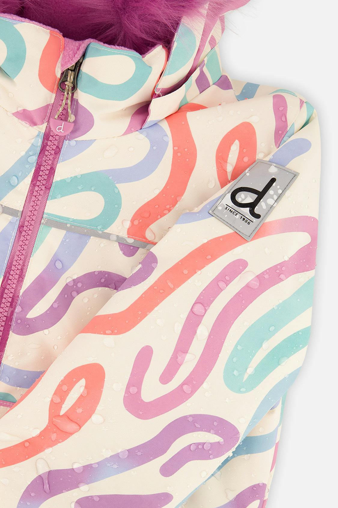 Two Piece Discover Snowsuit Multicolored Line Print