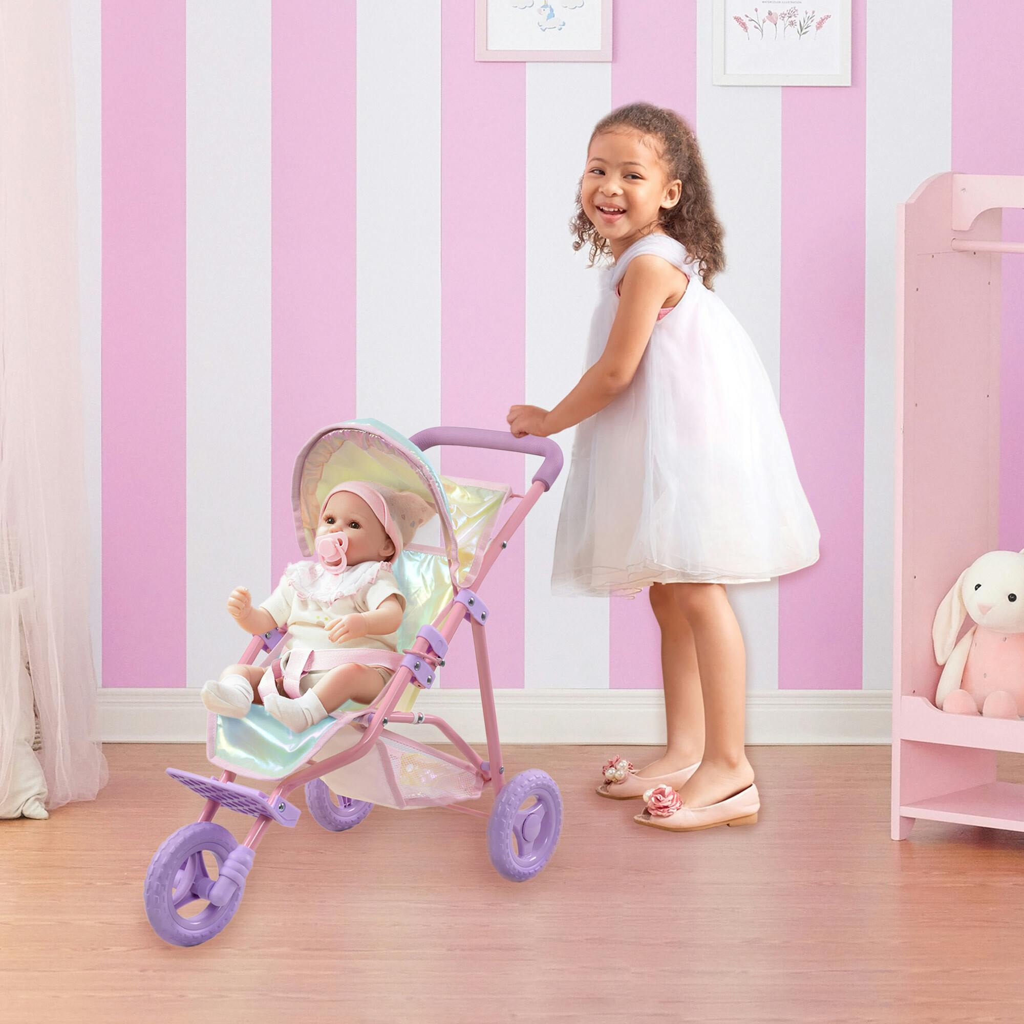 Olivia's Little World Doll Jogging-Style Stroller