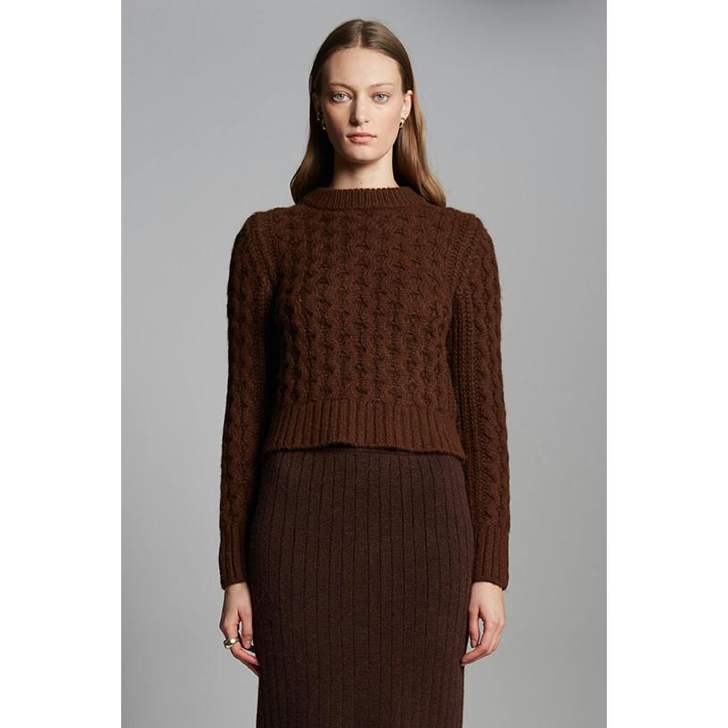 AMARA SWEATER | ESPRESSO
