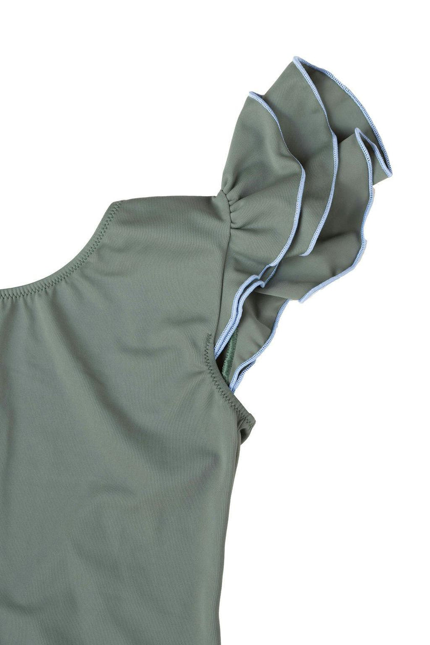 Aurora Surf Suit in Sage Green & Dustyblue
