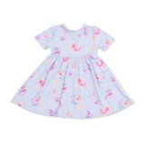 Mermaid Princesses - Twirly Short Sleeve Dress