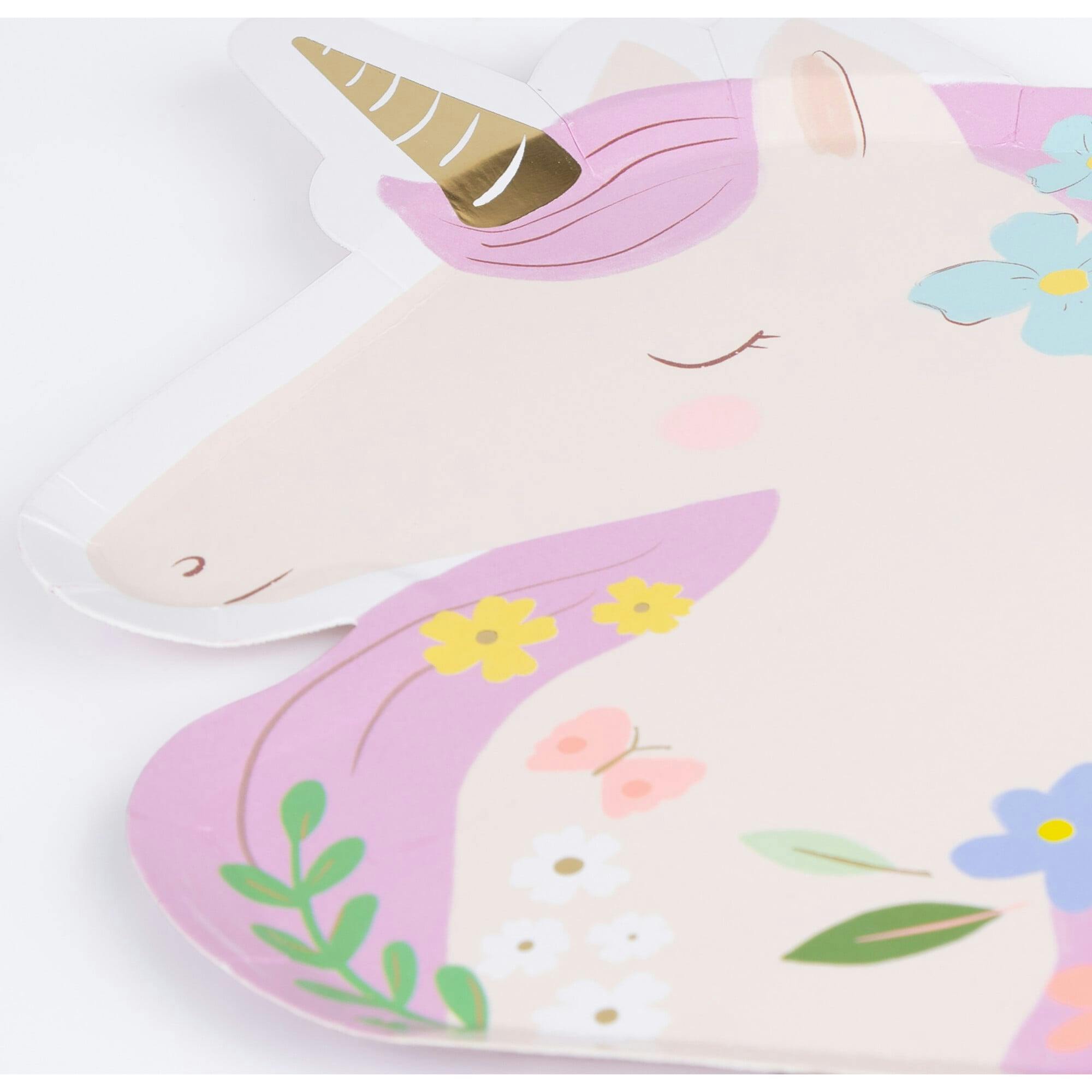 Meadow Unicorns Shaped Plates