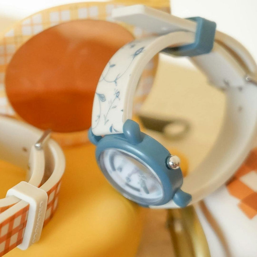 Classic Watches | Silicone + Stainless Steel | Scandi Floral