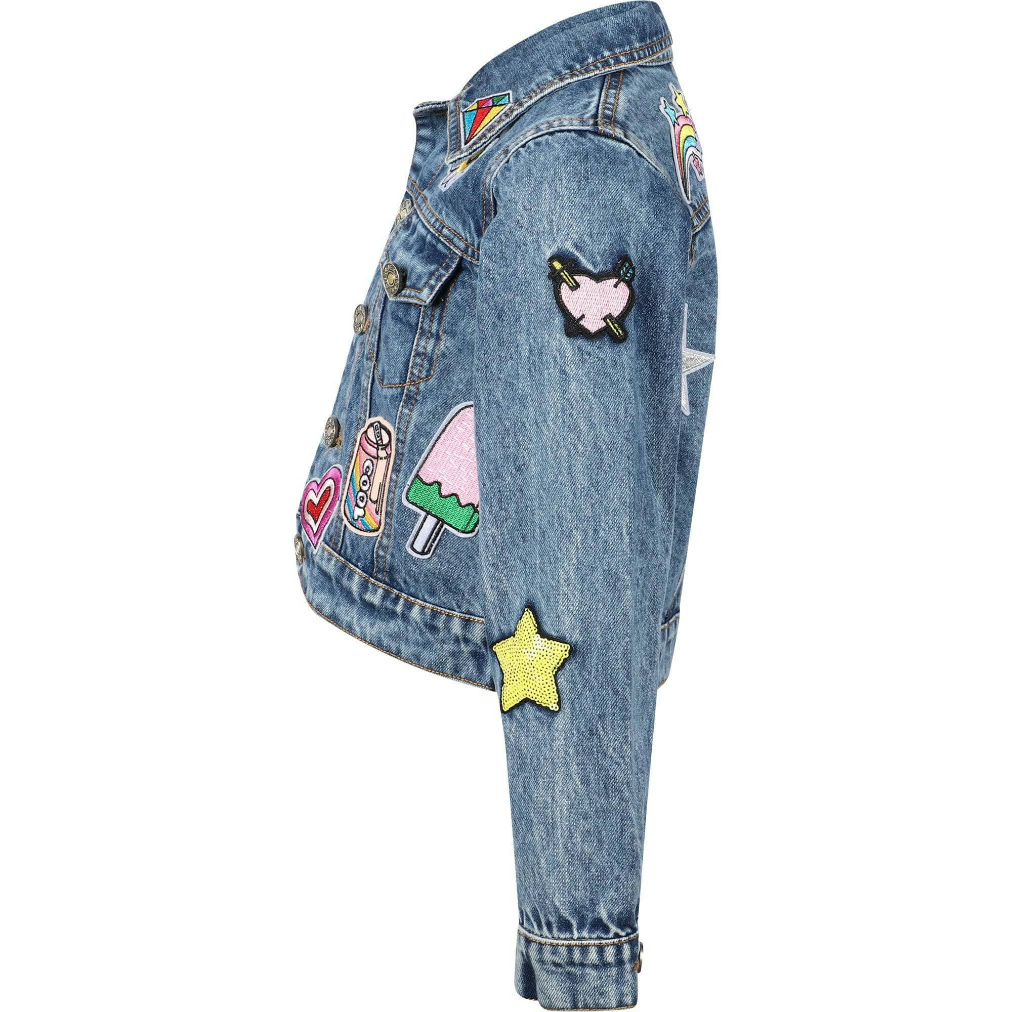 All About the Patch Crop Denim Jacket