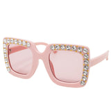 Kid's Square Crystal Sunglasses