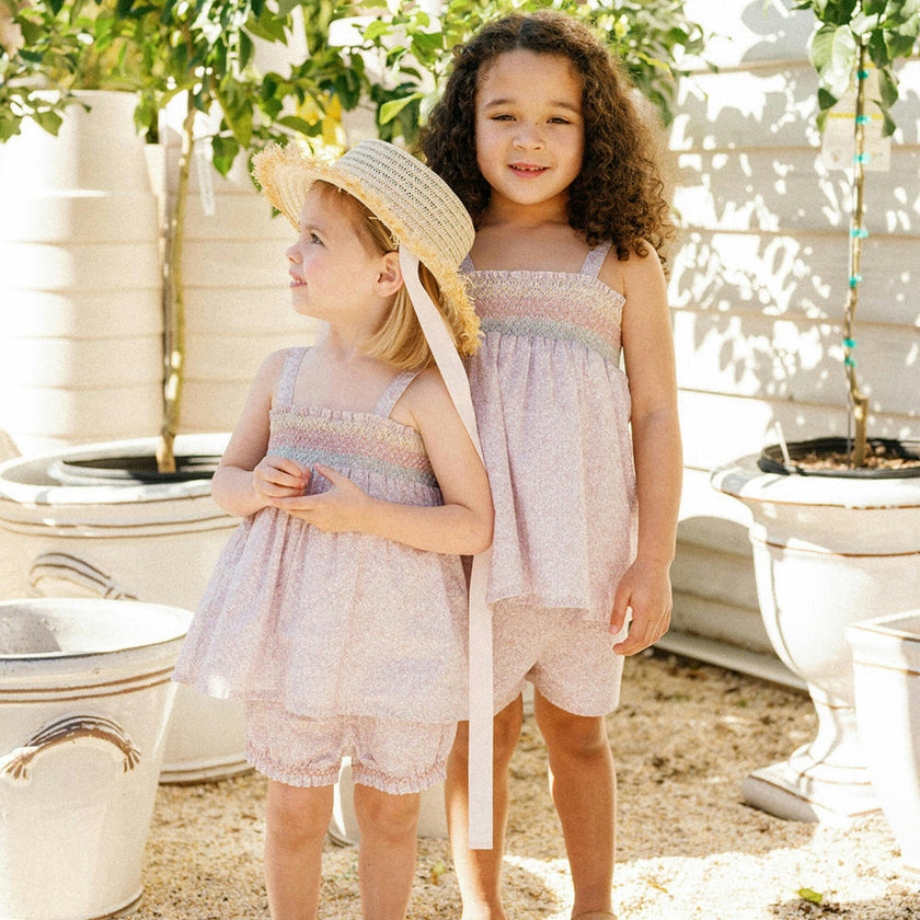 Rosie Girls Set in Scattered Blooms