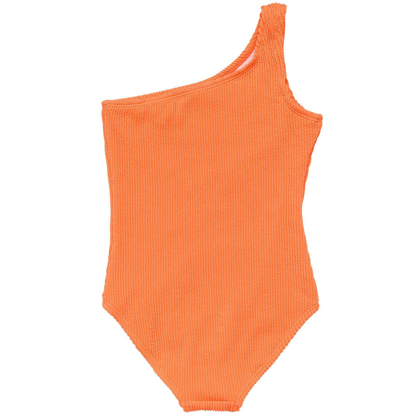 Tangerine One Shoulder Swimsuit