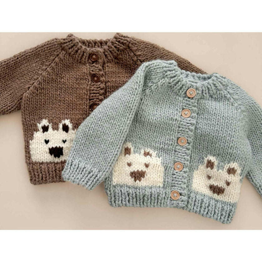 Bear Cardigan, Tan