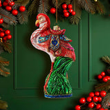 Kurt Adler 7-Inch Bellissimo Glass Flamingo Ornament