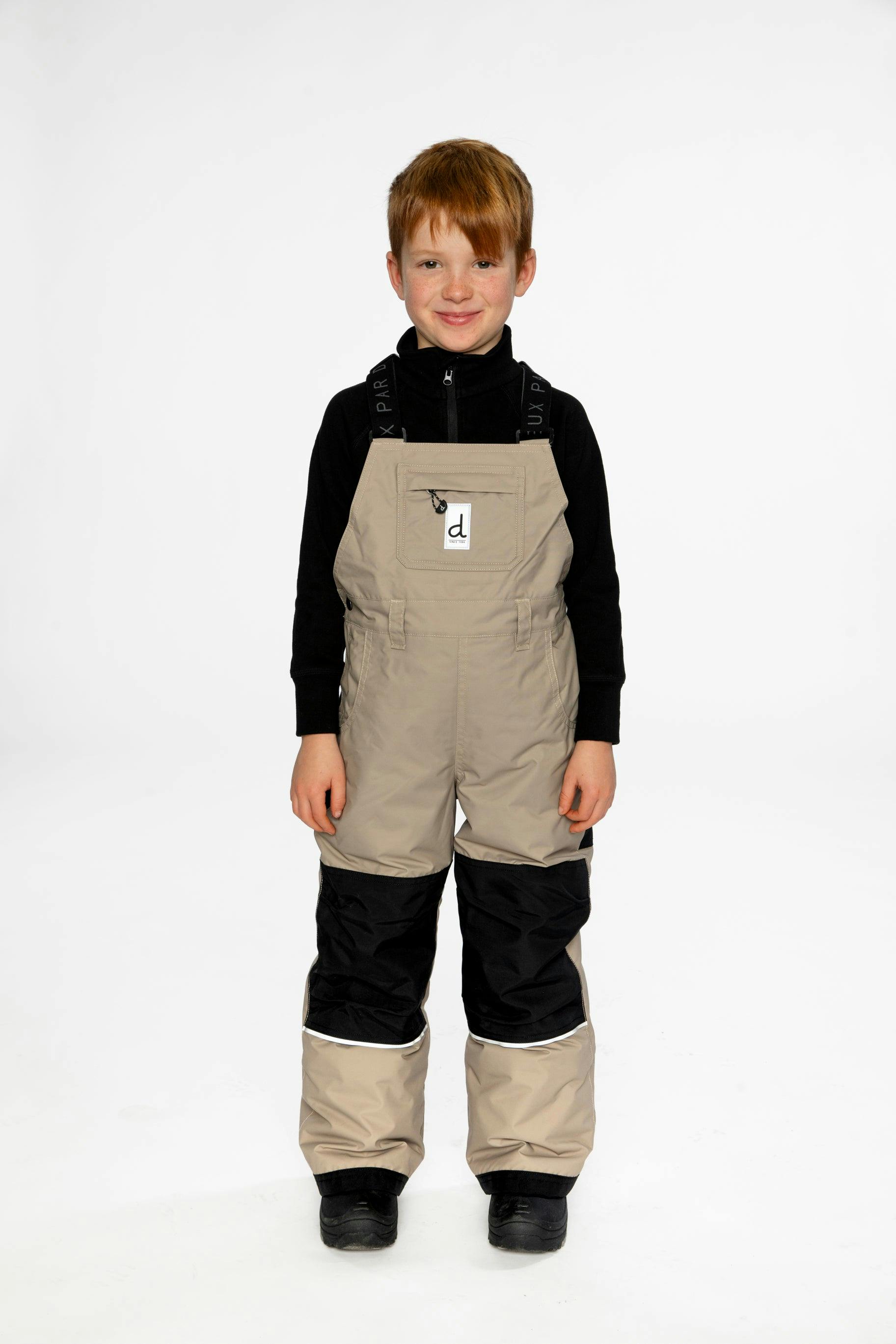 Play Overall Snow Bib Taupe