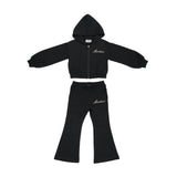 Black Tracksuit Set