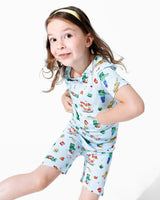 Minecraft: Chicken Jockey Bamboo Kids Pajama Short Set