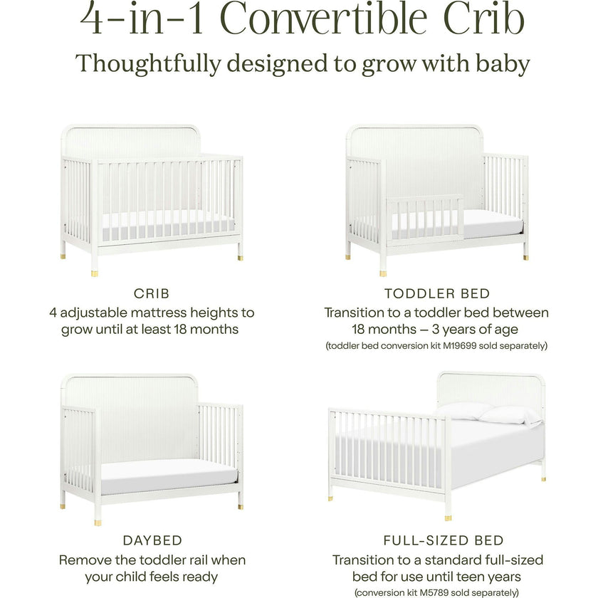 Brimsley Tambour 4-in-1 Convertible Crib