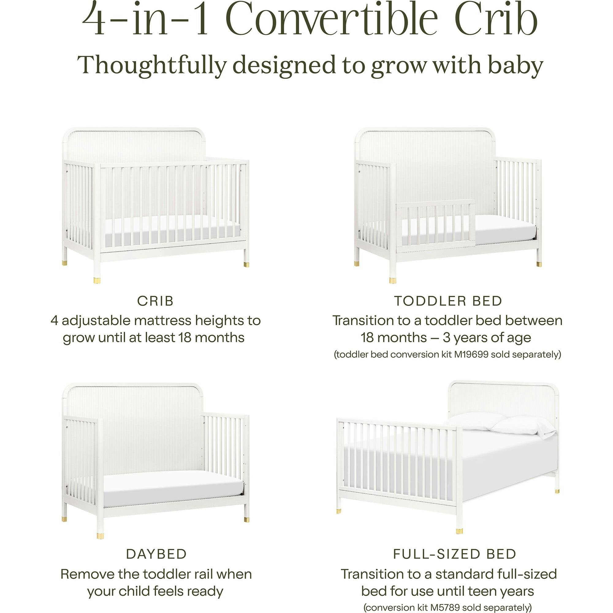 Brimsley Tambour 4-in-1 Convertible Crib