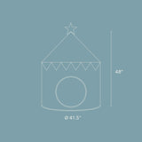 Mini Play Tent | Blue PRE-ORDER 10.19 DELIVERY
