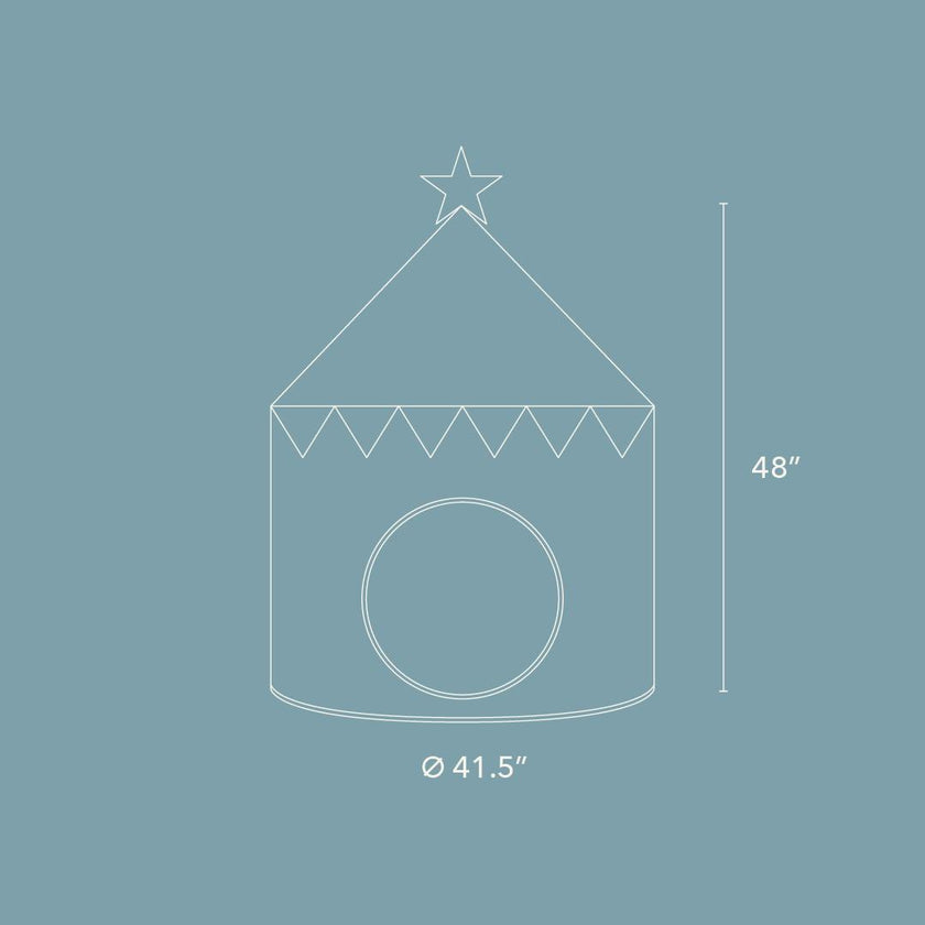 Mini Play Tent | Blue PRE-ORDER 10.19 DELIVERY