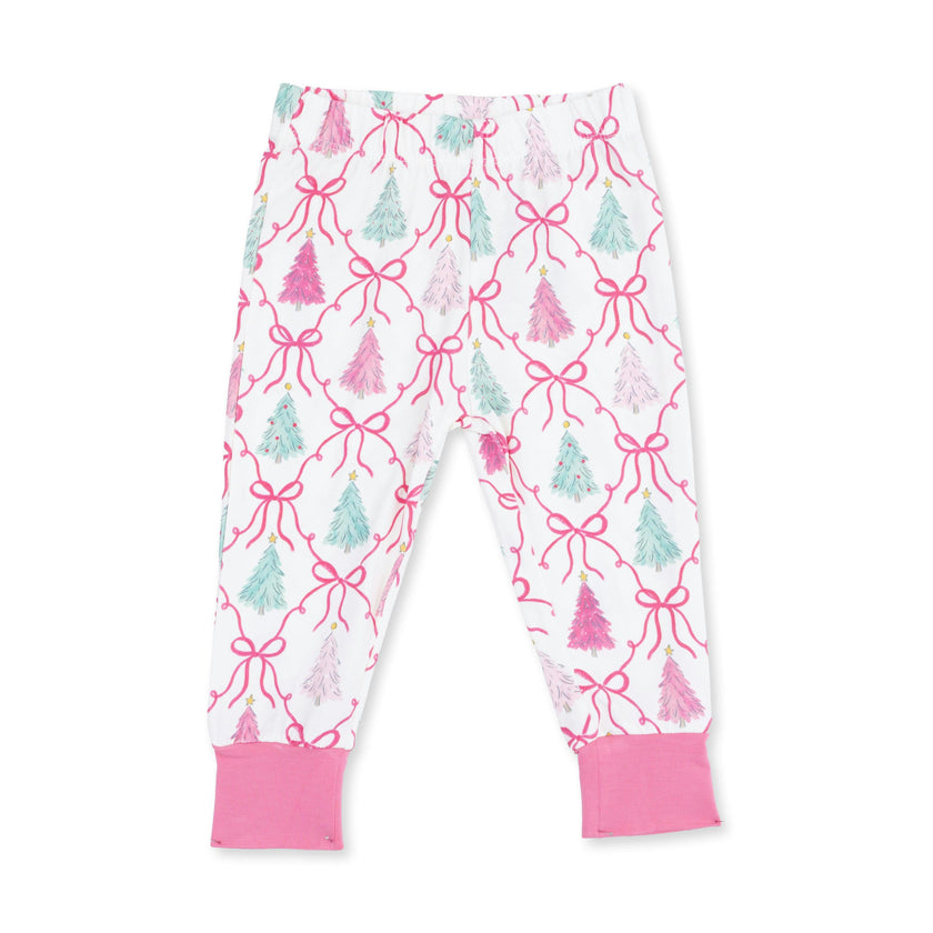 Bow Trellis Tree - Long Sleeve Loungewear Set
