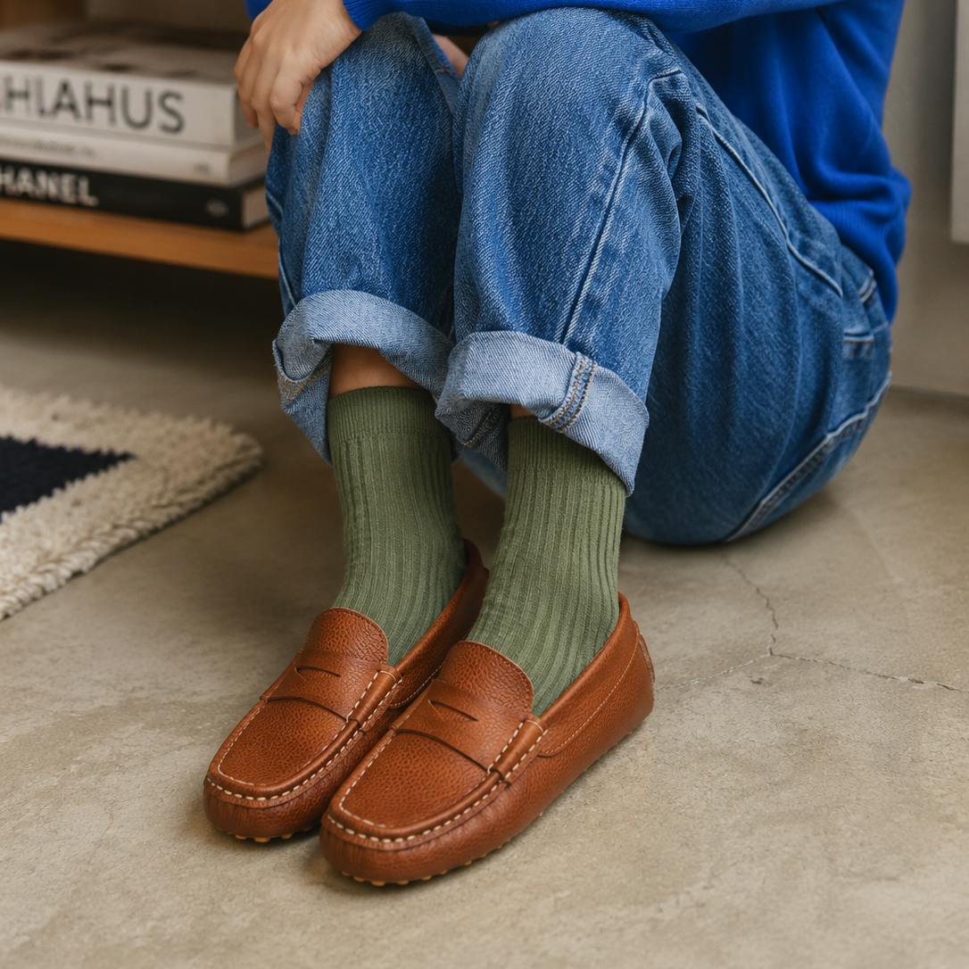 Lakke Driver Loafer | Tan Leather