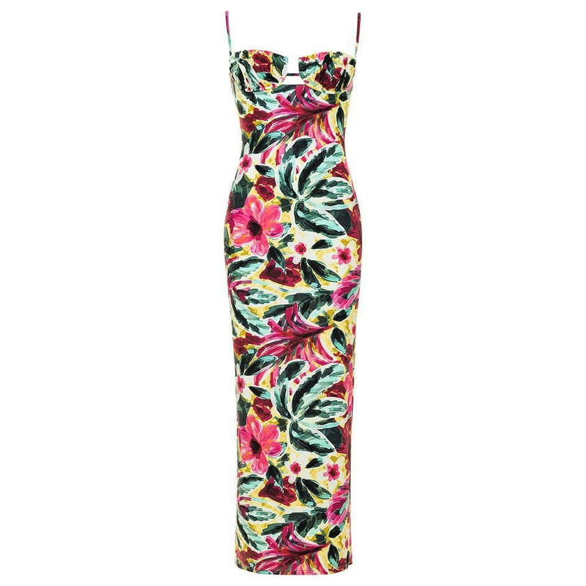 Petal Long Slip Dress
