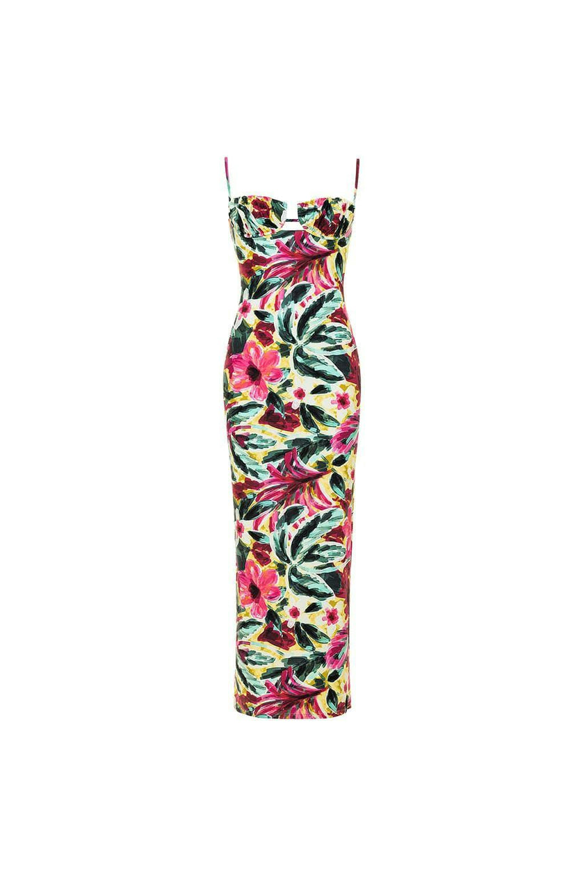 Petal Long Slip Dress