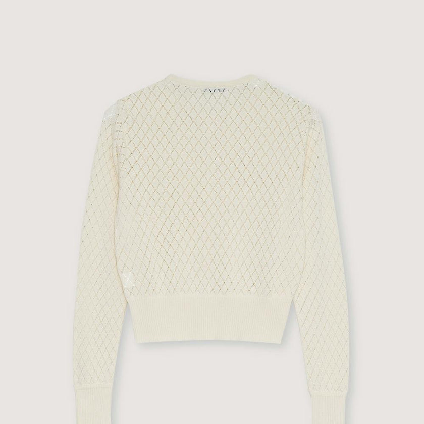 Lirio Woman Cardigan Ecru