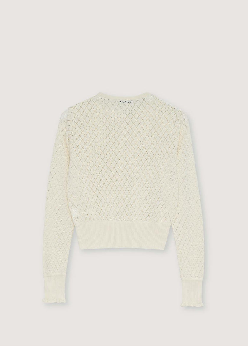 Lirio Woman Cardigan Ecru