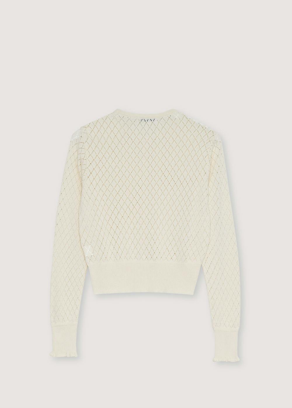 Lirio Woman Cardigan Ecru