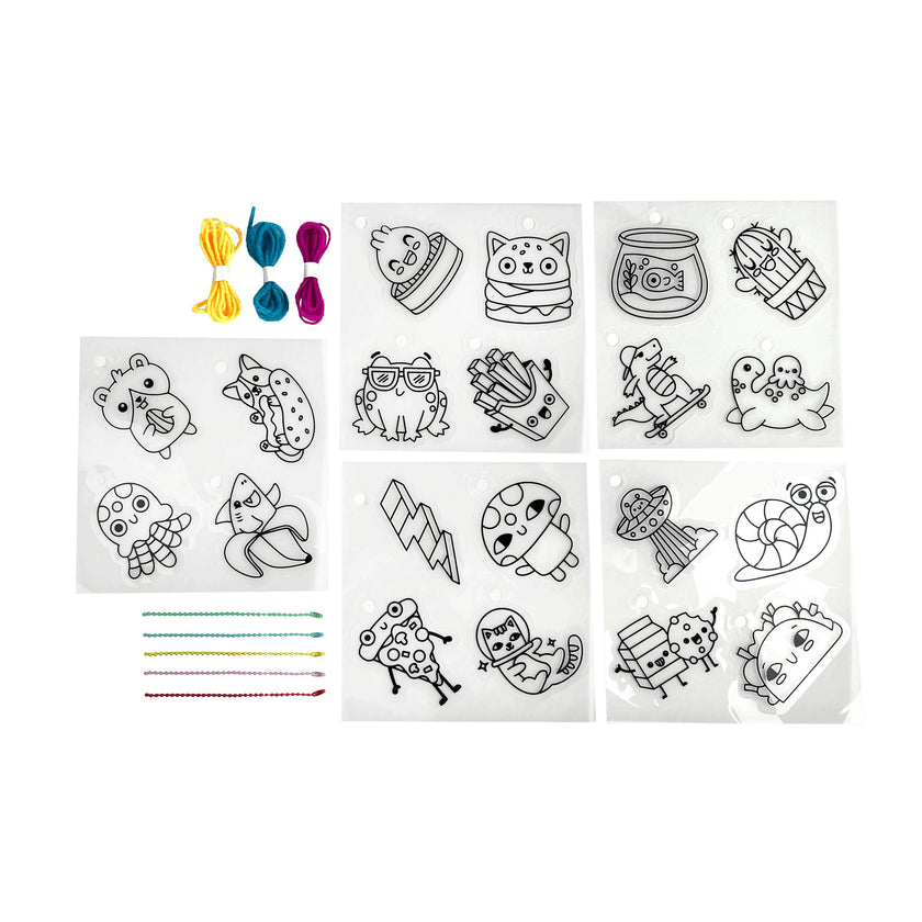 Shrink-its! DIY Shrink Art Kit - Fun Friends - 20 Charms