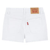 White Soft Denim Kids Shorts
