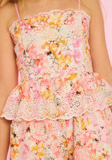 Alessia Cotton Embroidered Romper