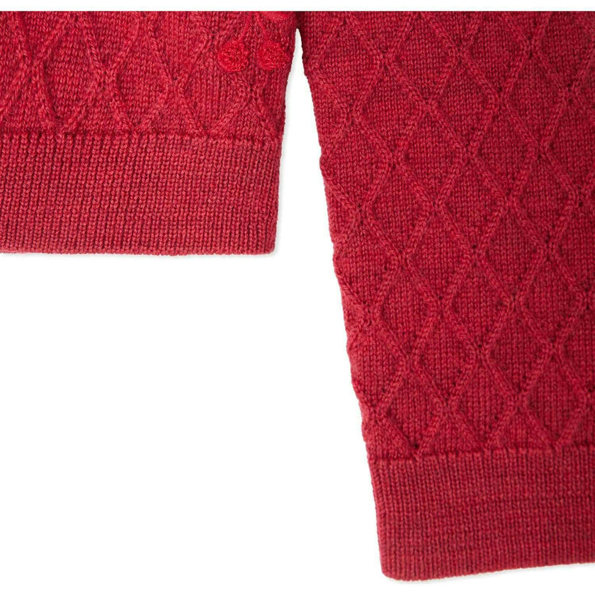 BONPOINT Garancie Cardigan - Cerise