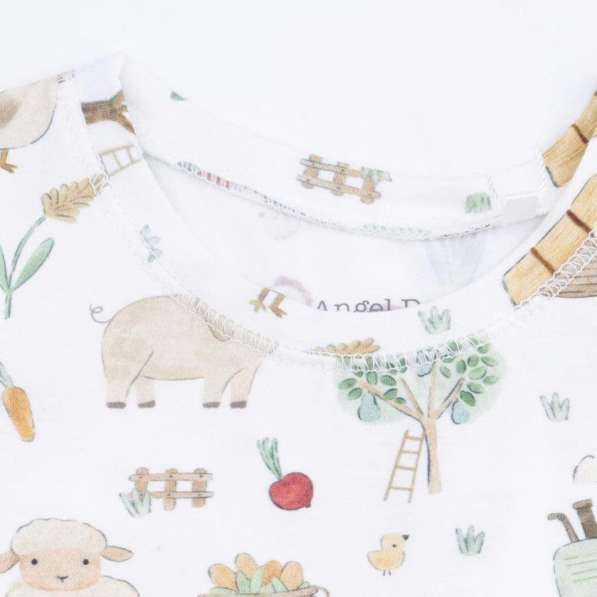 Cute Farm Animals Uni - Short Sleeve Loungewear Set