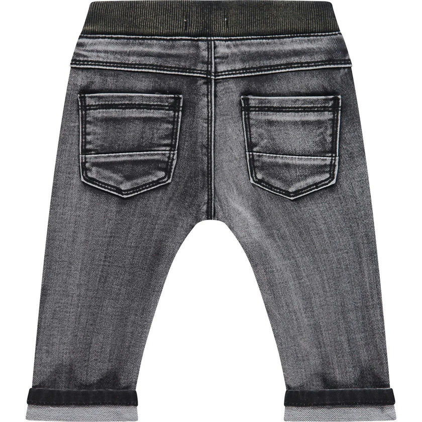 Washed Charcoal Jogger Denim