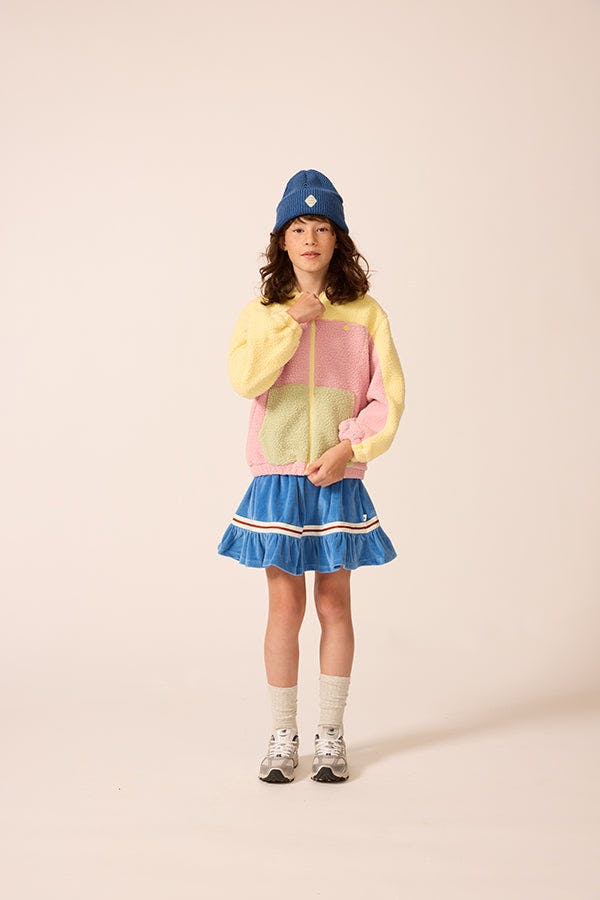Polar Fleece Zip Up in Yellow