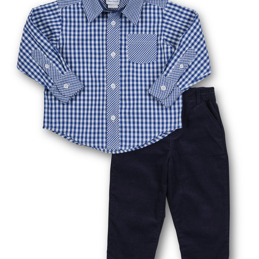 Gingham Button Down Shirt