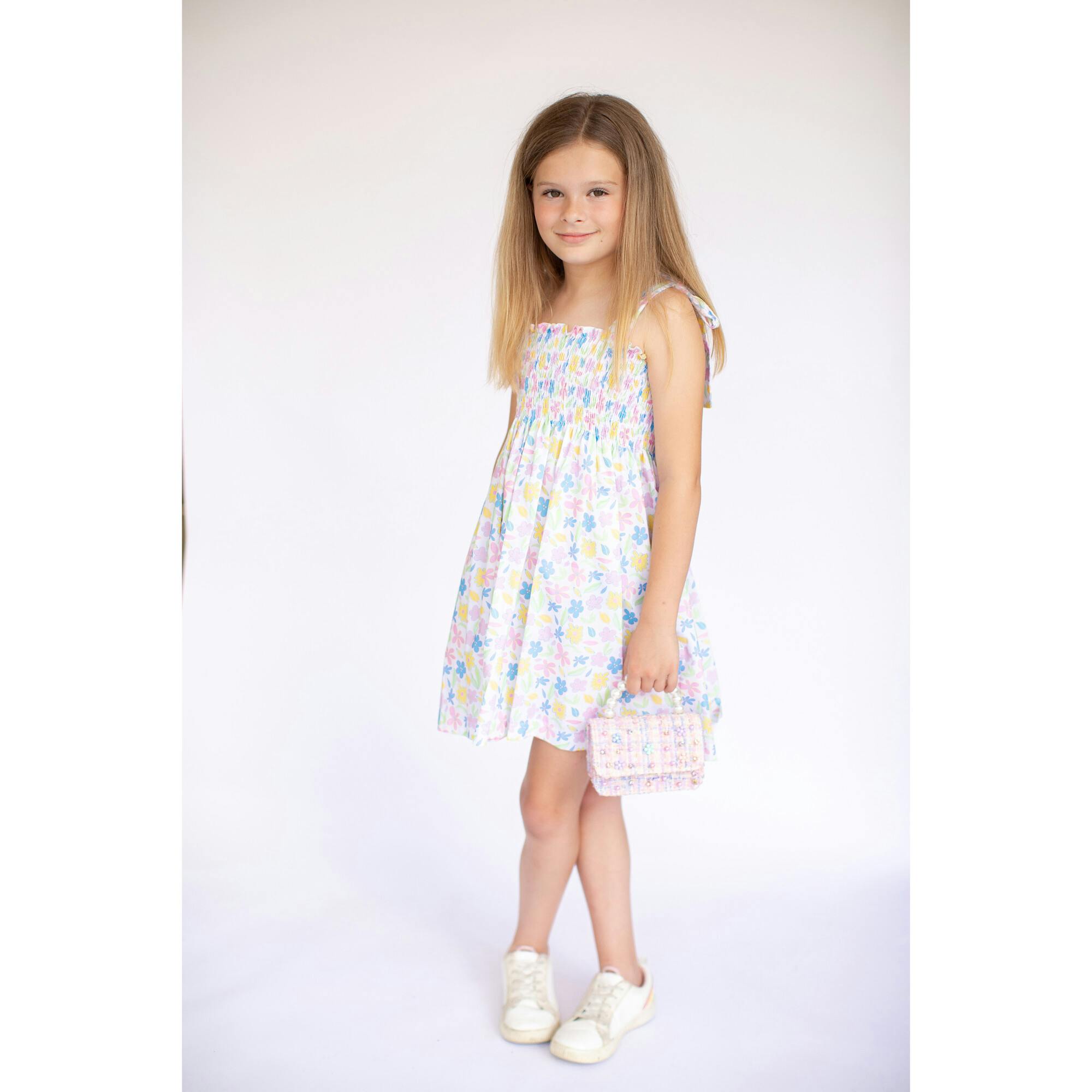 Adelaide Dress in Green Hills Garden