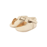 Nanoe Shoes | Banana | Cream Scored Leather