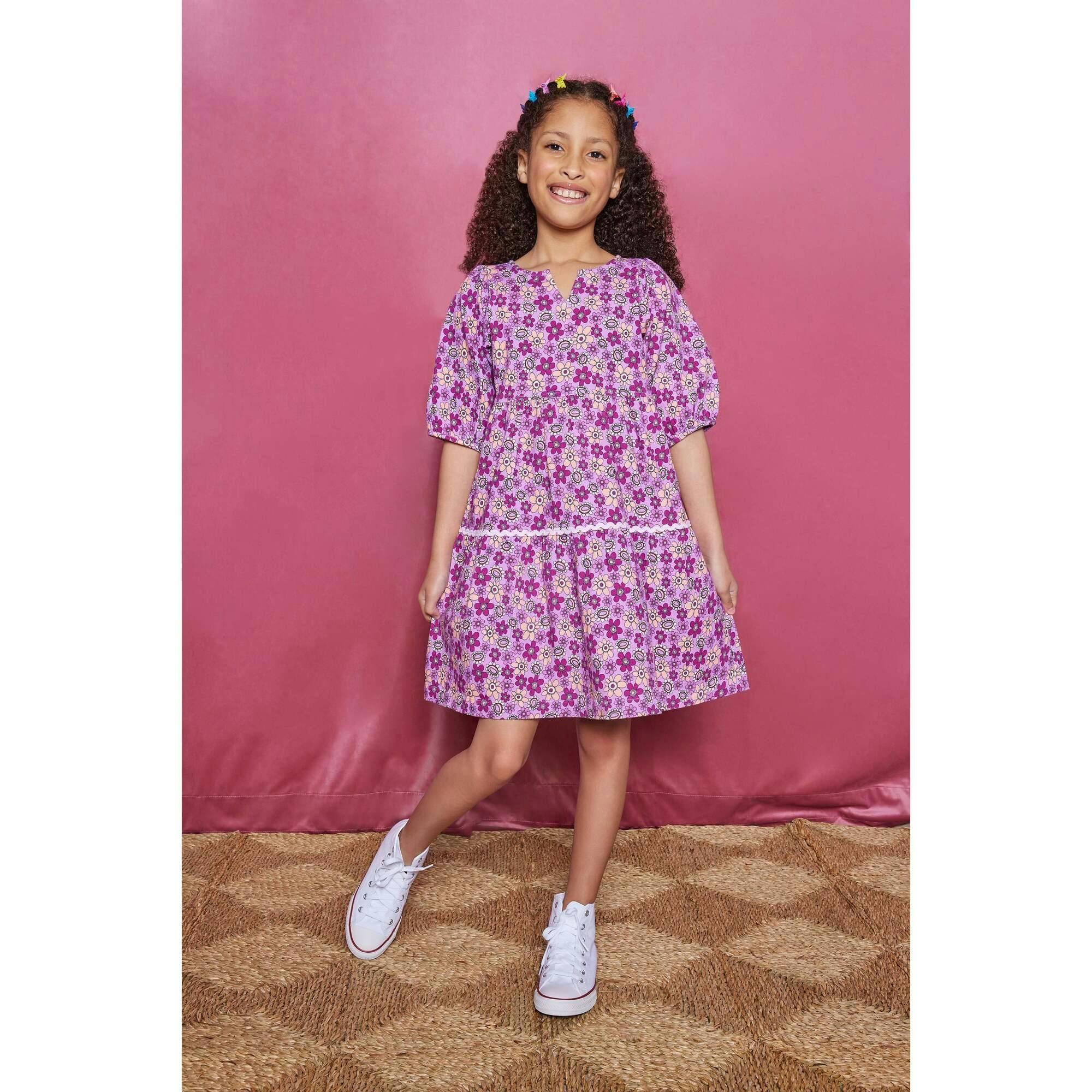 Madaket Ric Rac Bottom Short Sleeve Tiered Dress