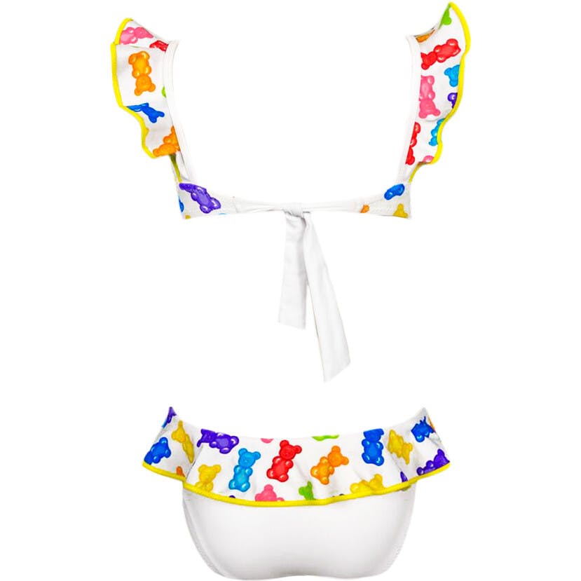 Mini Ruffle Shoulders & Waist Two-Piece Bikini