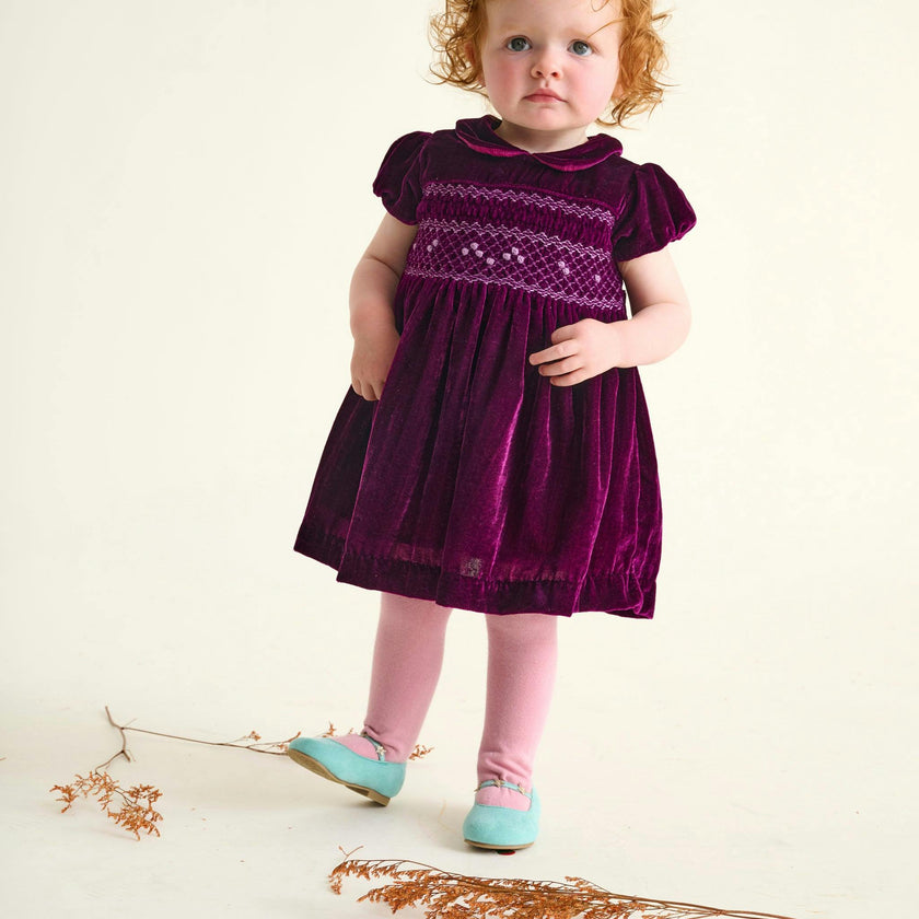 Smocked Baby Party Dress Petra