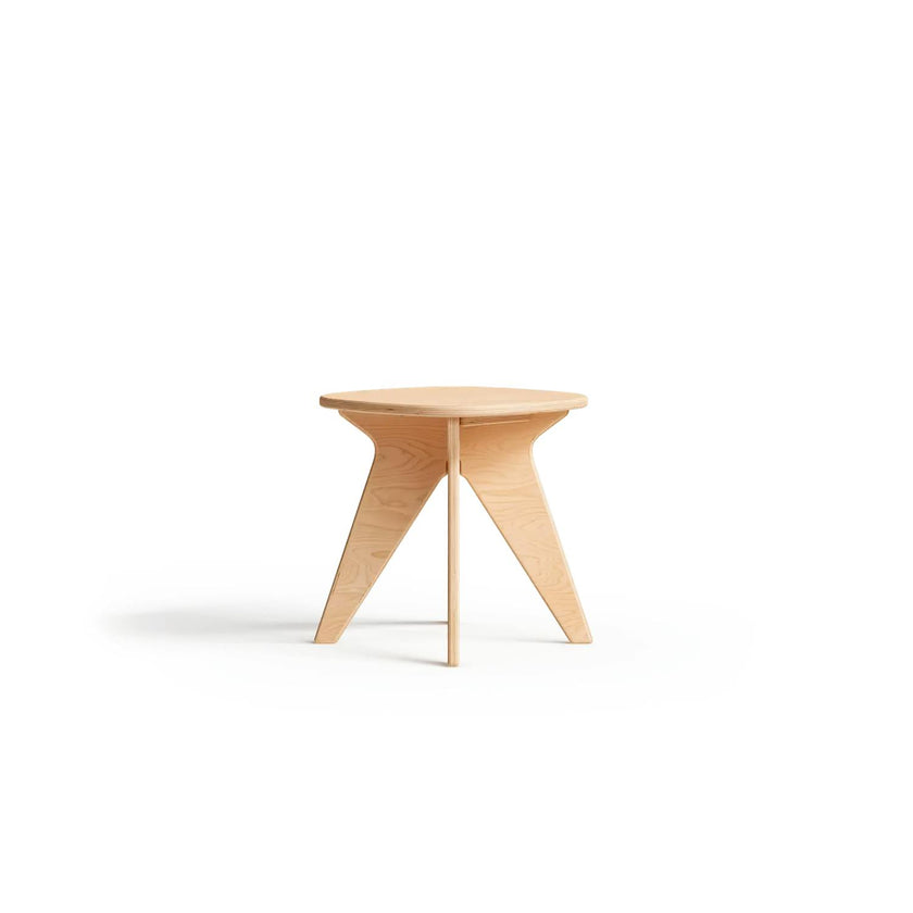 Wooden Pietro Mondini Rounded Square Stool
