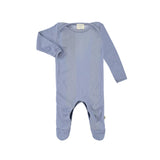 Variegated Rib Lap Tee Footie Pajama