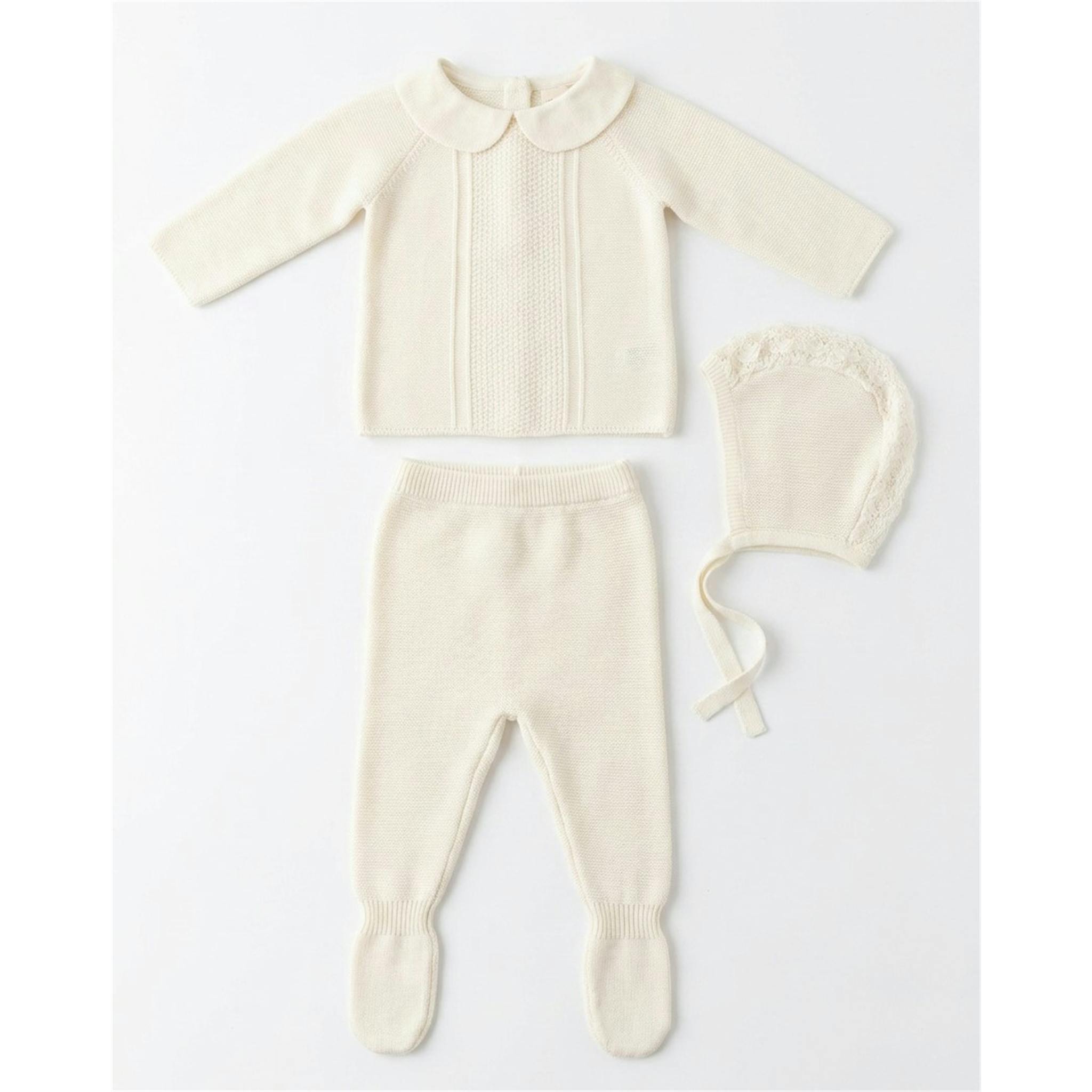 Center Braided Knit Set