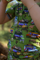 Wild Card Short Sleeve Pajama Set