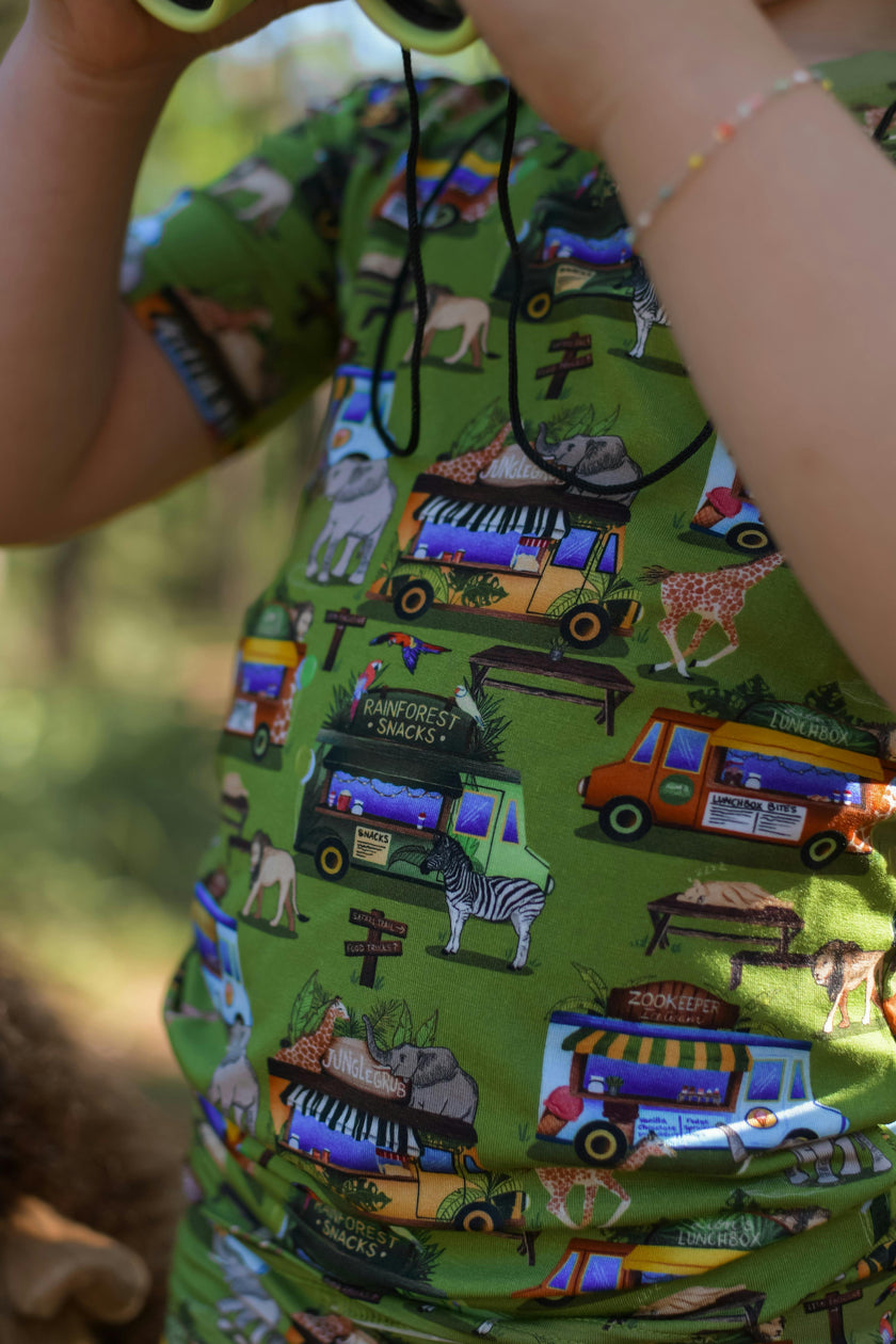 Wild Card Short Sleeve Pajama Set