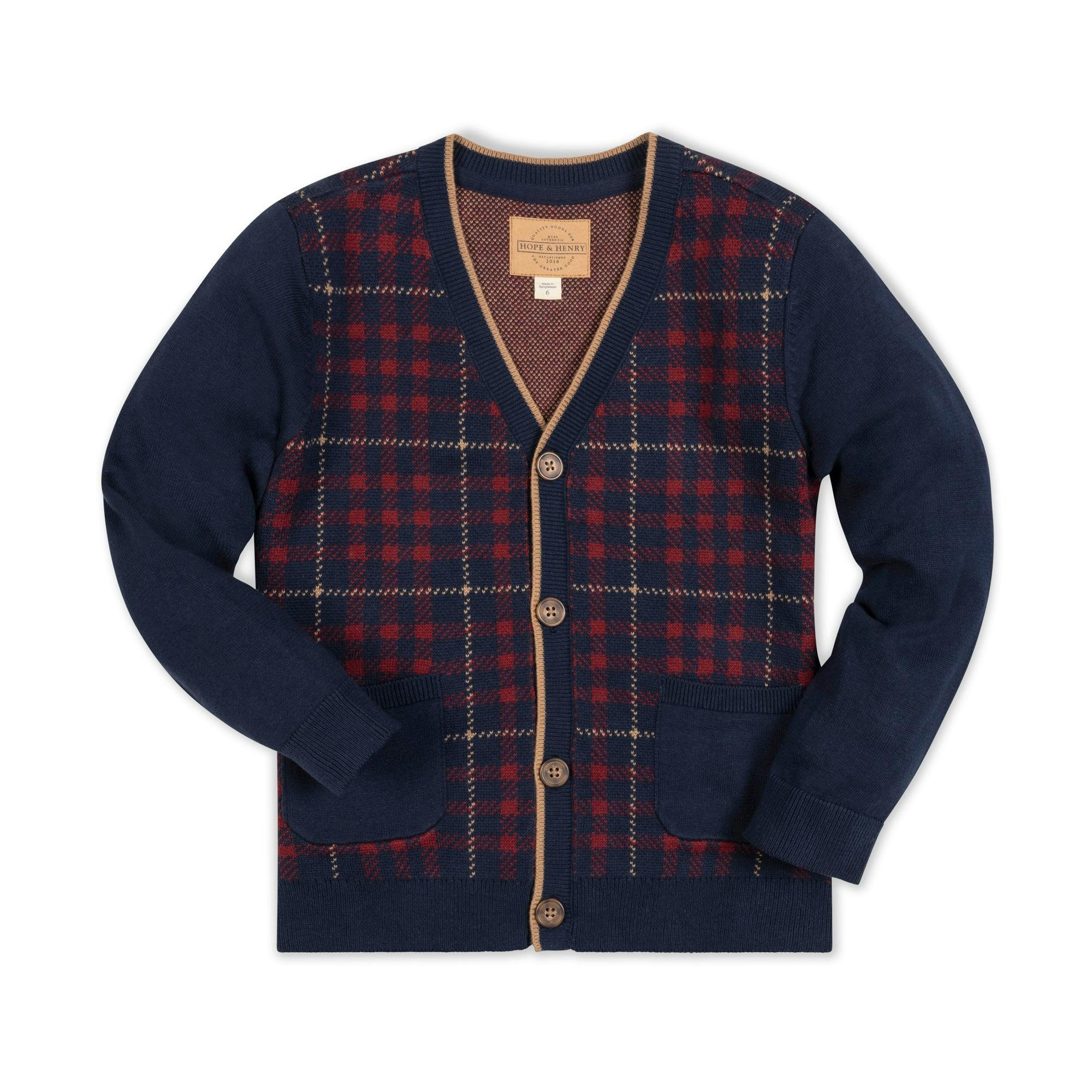 Organic Tipped Cardigan