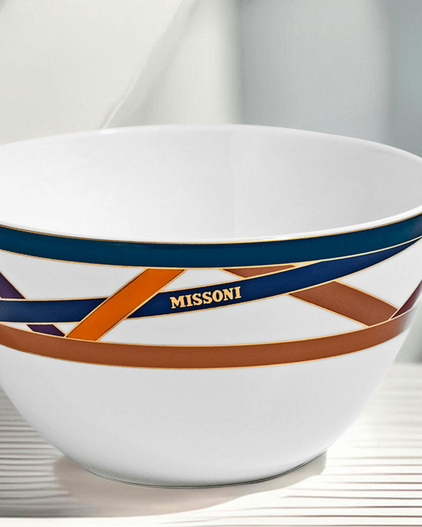 Rice Bowls NASTRI Set of 2  Multicolor diam. 4.5", H 2.3"
