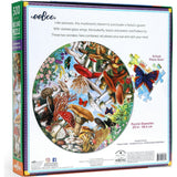 Piece and Love Mushrooms and Butterflies 500 Piece Jigsaw Puzzle