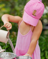 Cowboy Boot Bow Baseball Hat